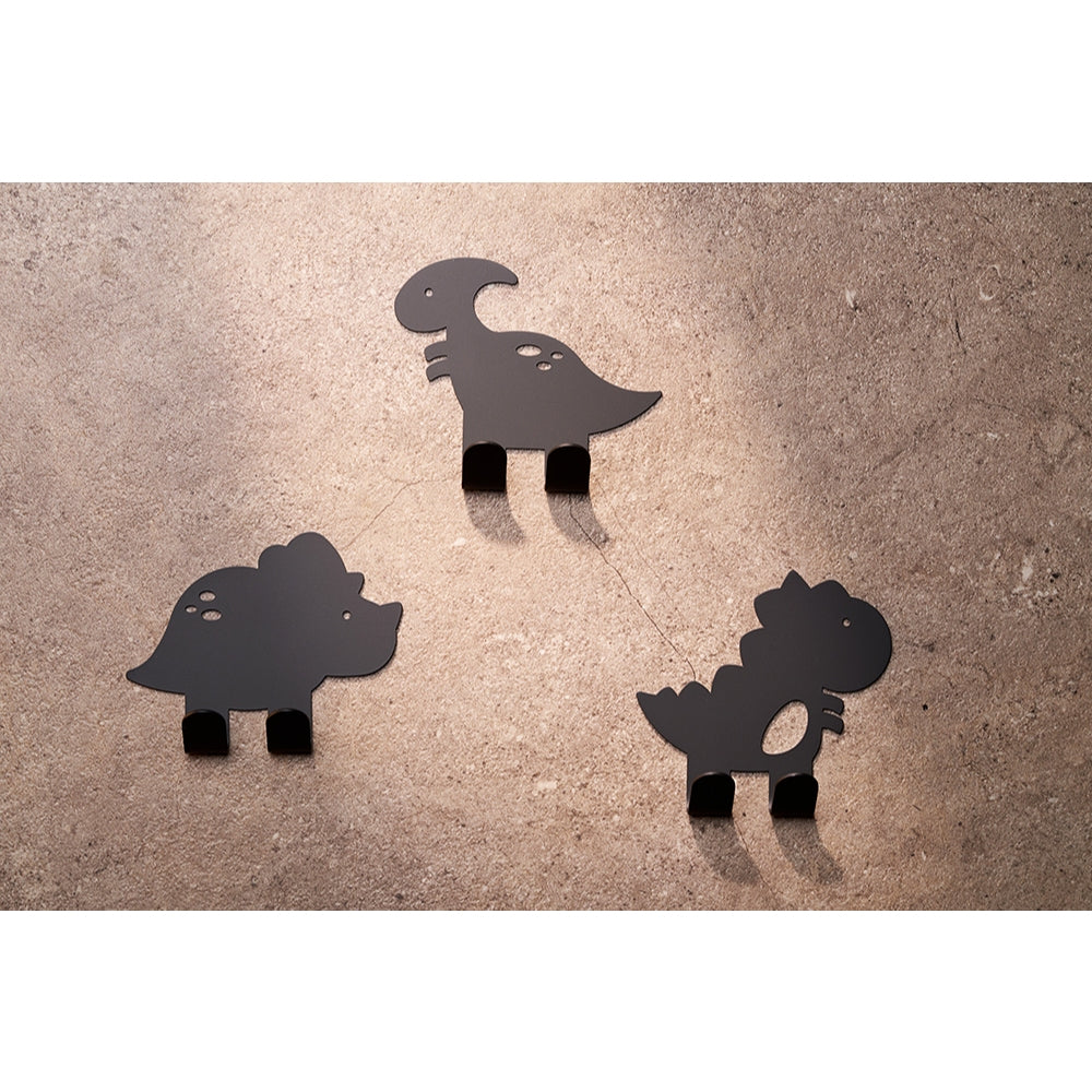 歐式鐵藝壁飾掛勾《恐龍狂想曲》No.5暴龍 (金1入) 收納無痕掛鉤【OPUS東齊金工】HO-di16-rex(G)