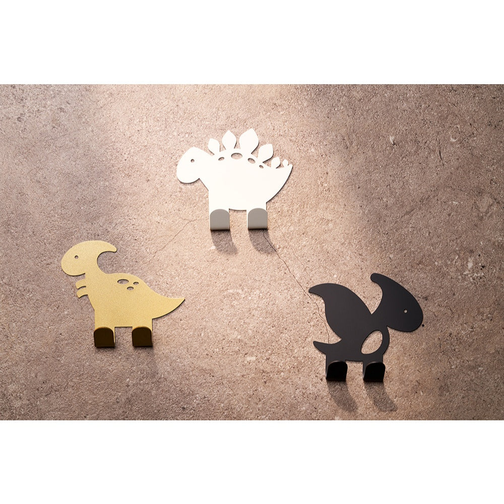 歐式鐵藝壁飾掛勾《恐龍狂想曲》No.5暴龍 (金1入) 收納無痕掛鉤【OPUS東齊金工】HO-di16-rex(G)