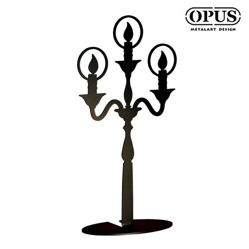 OPUS 歐式鐵藝 希望之光飾品架 (經典黑) 燭台首飾座 戒指項鍊架 吊飾小物收納 情人節禮物推薦 PI-li06B