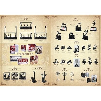 歐式鐵藝-廁所標示牌-圓形款TOILET《邂逅_鏤空黑》 戶外WC 洗手間指示牌【OPUS東齊金工】SB-to02B