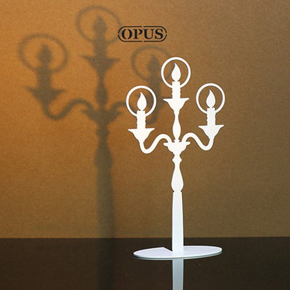 OPUS 歐式鐵藝 希望之光飾品架 (優雅白) 金屬首飾座 戒指項鍊架 造型擺飾 聖誕節 交換禮物推薦 PI-li06W